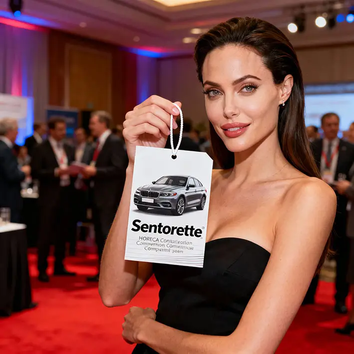 Personalizované osvěžovače do auta: výherní gadget pro Horeca soutěže, konvence a soutěžení﻿﻿