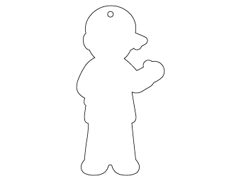 Car air freshener company logo shape customized, dimensions: H: 46.525mm, L: 89.973mm.