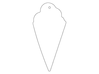 Car air freshener company logo shape customized, dimensions: H: 44.153mm, L: 91.217mm.