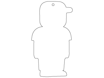 Car air freshener company logo shape customized, dimensions: H: 57.152mm, L: 105.035mm.