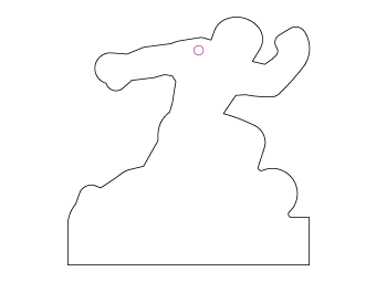 Car air freshener company logo shape customized, dimensions: H: 77.113mm, L: 79.118mm.