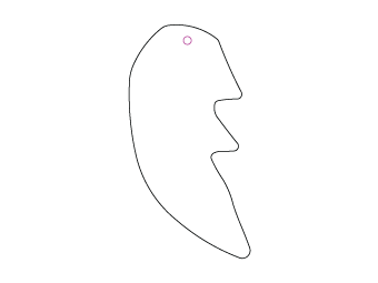 Car air freshener heart shape customized, dimensions: H: 38.406mm, L: 74.201mm.